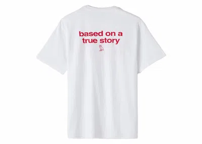 Pre-owned Ovo Men's  True Story T-shirt In White