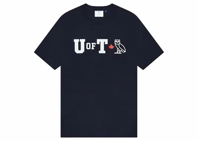 Pre-owned Ovo Men's  U Of T T-shirt In Navy Blue