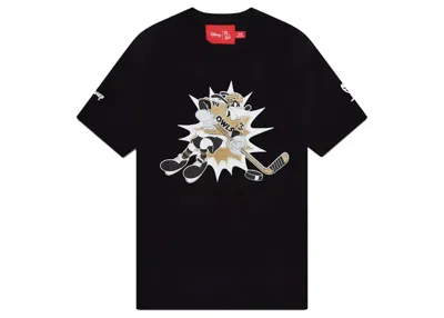 Pre-owned Ovo Men's  X Disney Goofy "owls" T-shirt In Black