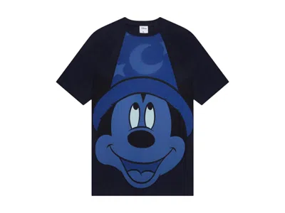 Pre-owned Ovo Men's  X Disney Mickey Fantasia T-shirt In Navy Blue