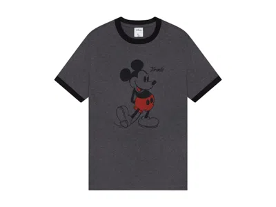 Pre-owned Ovo Men's  X Disney Mickey Mouse Toronto T-shirt In Charcoal Grey