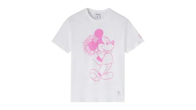 Pre-owned Ovo Men's  X Disney Valentine's T-shirt In White