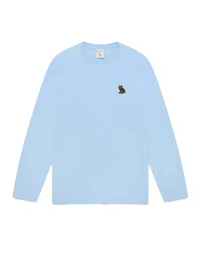 Pre-owned Ovo Men's  X Essentials Longsleeve T-shirt In Blue