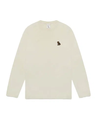Pre-owned Ovo Men's  X Essentials Longsleeve T-shirt In Oatmeal In Brown