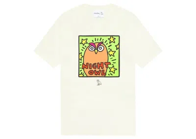 Pre-owned Ovo Men's  X Keith Haring T-shirt In Cream