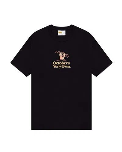 Pre-owned Ovo Men's  X Looney Tunes Tasmanian Devil T-shirt In Black