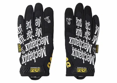 Pre-owned Ovo Men's  X Mechanix Gloves In Black