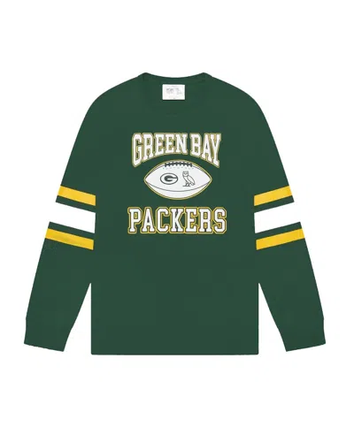 Pre-owned Ovo Men's  X Nfl Bay Packers Longsleeve T-shirt In Green