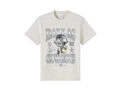 Pre-owned Ovo Men's  X Nfl Dallas Cowboys Graphic Team T-shirt In Ash Heather Grey