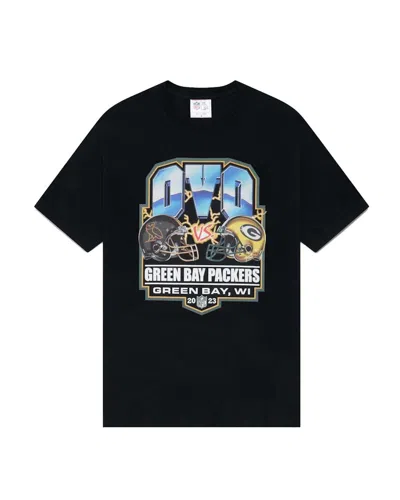 Pre-owned Ovo Men's  X Nfl Green Bay Packers Game Day T-shirt In Black