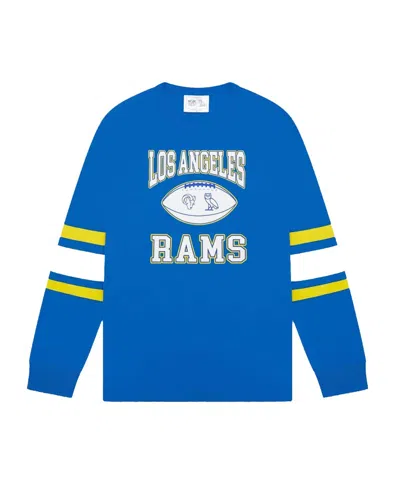 Pre-owned Ovo Men's  X Nfl Los Angeles Rams Longsleeve T-shirt In Blue