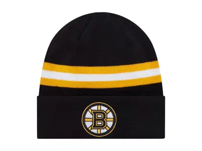 Pre-owned Ovo Men's  X Nhl Boston Bruins Beanie Hat In Black