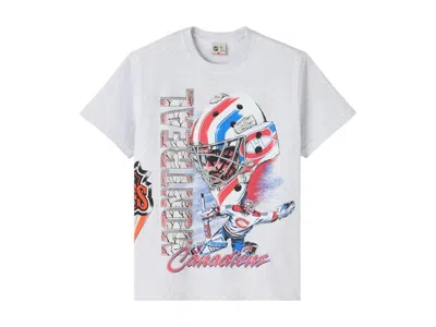 Pre-owned Ovo Men's  X Nhl Montreal Canadiens 90's Graphic T-shirt In Ash Heather Grey In Gray