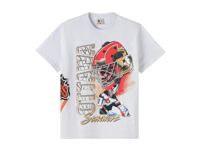 Pre-owned Ovo Men's  X Nhl Ottawa Senators 90's Graphic T-shirt In Ash Heather Grey In Gray