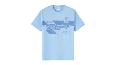 Pre-owned Ovo Men's  X Red Bull Racing Montreal Grand Prix T-shirt In Light Blue