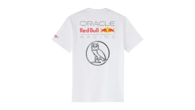 Pre-owned Ovo Men's  X Red Bull Racing Paddock T-shirt In White