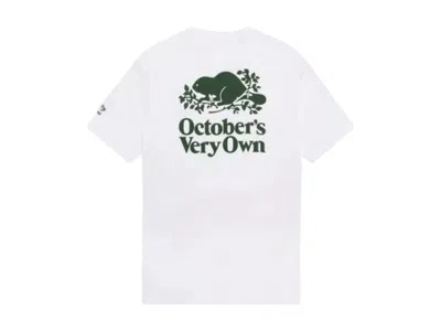 Pre-owned Ovo Men's  X Roots All Country Vintage Logo T-shirt In White