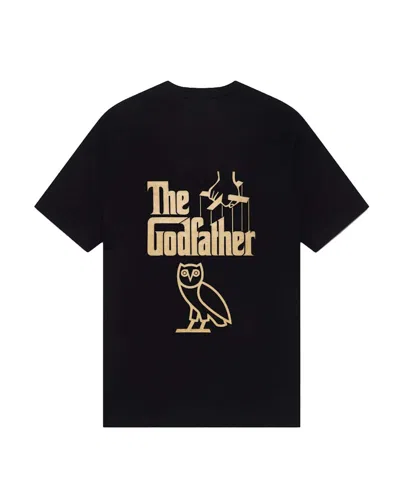 Pre-owned Ovo Men's  X The Godfather Logo T-shirt In Black