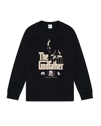 Pre-owned Ovo Men's  X The Godfather Poster Longsleeve T-shirt In Black