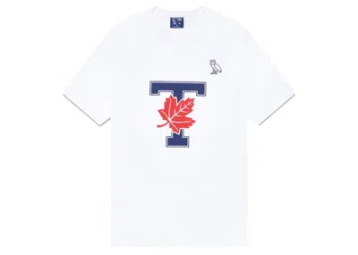 Pre-owned Ovo Men's  X University Of Toronto T-shirt In White