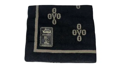 Pre-owned Ovo Men's  X Woolrich Blanket In Black