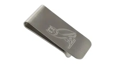 Pre-owned Ovo Money Clip (ss25) In Silver