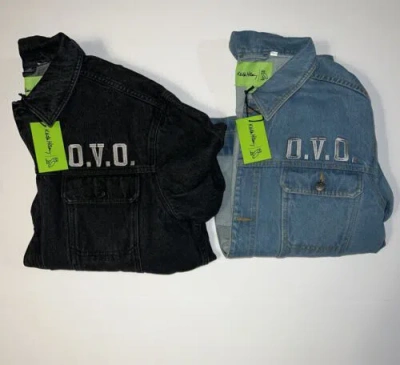 Pre-owned Ovo October's Very Own X Keith Haring Trucker Jacket In Multicolor