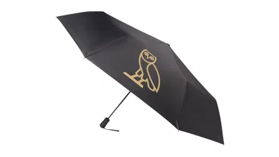 Pre-owned Ovo Owl Umbrella In Black/gold In Multi