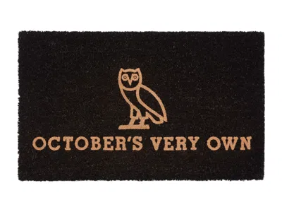Pre-owned Ovo Welcome Mat In Black/gold