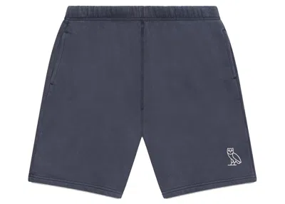 Pre-owned Ovo Womens Garment Dye Short In Odyssey Blue