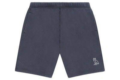 Pre-owned Ovo Womens Garment Dye Short Odyssey Blue