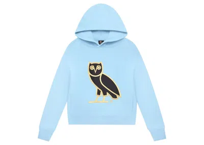 Pre-owned Ovo Womens Og Owl Hoodie In Sky Blue