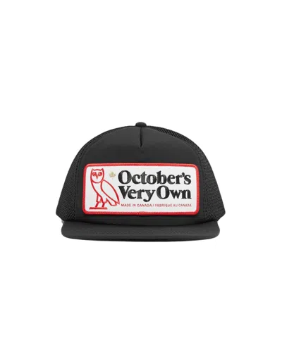 Pre-owned Ovo X Canada Goose Trucker Hat In Black
