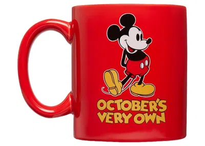 Pre-owned Ovo X Disney Classic Mickey Mug In Red