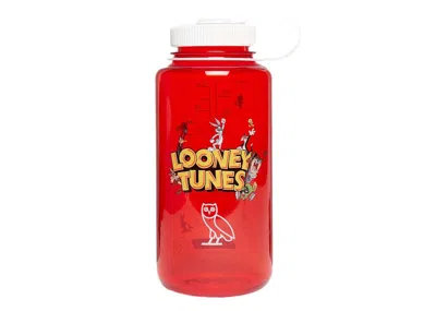Pre-owned Ovo X Looney Tunes X Nalgene 32 oz Wide Mouth Bottle In Red