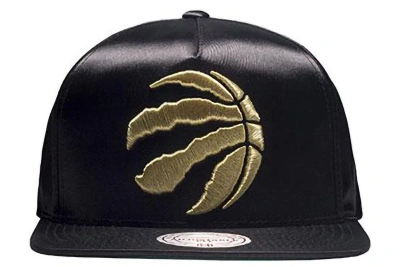 Pre-owned Ovo X Mitchell & Ness Raptors Logo Hat Black
