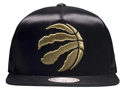 Pre-owned Ovo X Mitchell & Ness Raptors Logo Hat In Black