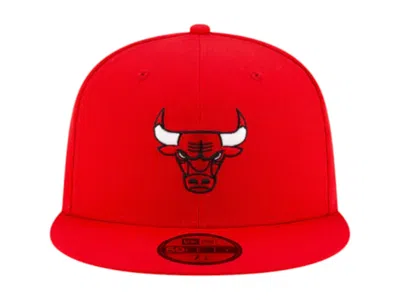 Pre-owned Ovo X Nba Chicago Bulls 59fifty Fitted Cap In Red/white