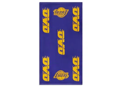 Pre-owned Ovo X Nba Lakers Sideline Towel In Purple