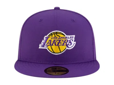 Pre-owned Ovo X Nba Los Angeles Lakers 59fifty Fitted Hat In Purple/gold