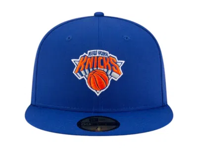 Pre-owned Ovo X Nba New York Knicks 59fifty Fitted Hat In Blue/orange