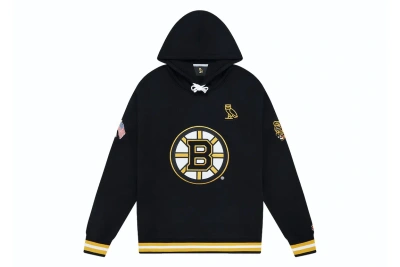 Pre-owned Ovo X Nhl Boston Bruins Hoodie Black