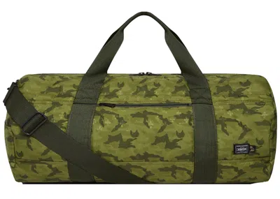 Pre-owned Ovo X Porter 2 Way Boston Bag In Green Camo