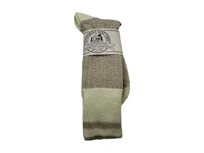Pre-owned Ovo X Roots Cabin Socks In Oatmeal