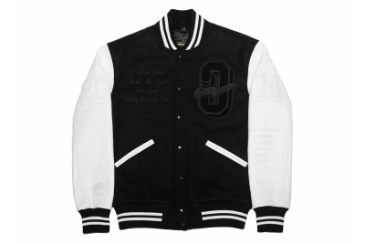 Pre-owned Ovo X Roots Nothing Was The Same Tour Varsity Jacket Black