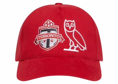 Pre-owned Ovo X Toronto Fc Logo Hat In Red