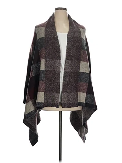 Pre-owned Ovs Poncho In Brown
