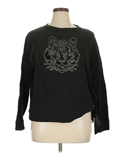 Pre-owned Ovs Pullover Sweater In Black