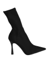Ovye' By Cristina Lucchi Ovyé Woman Ankle Boots Black Size 6 Lycra In Black