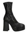 Ovye' By Cristina Lucchi Ovyé Woman Ankle Boots Black Size 8 Textile Fibers In Black